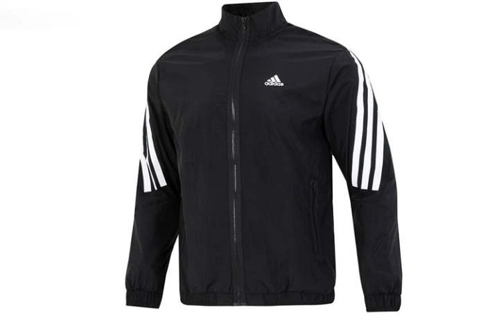 Adidas Adidas Jackets Men's Black Stand Collar Moderate Other