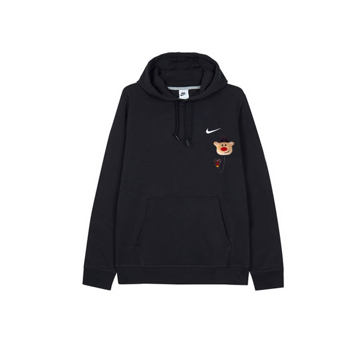 Nike Nike Sweatshirts Men's Black Hooded Moderate