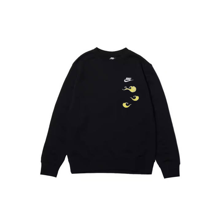 Nike Nike Sweatshirts Men's Black Crew Neck Moderate Regular