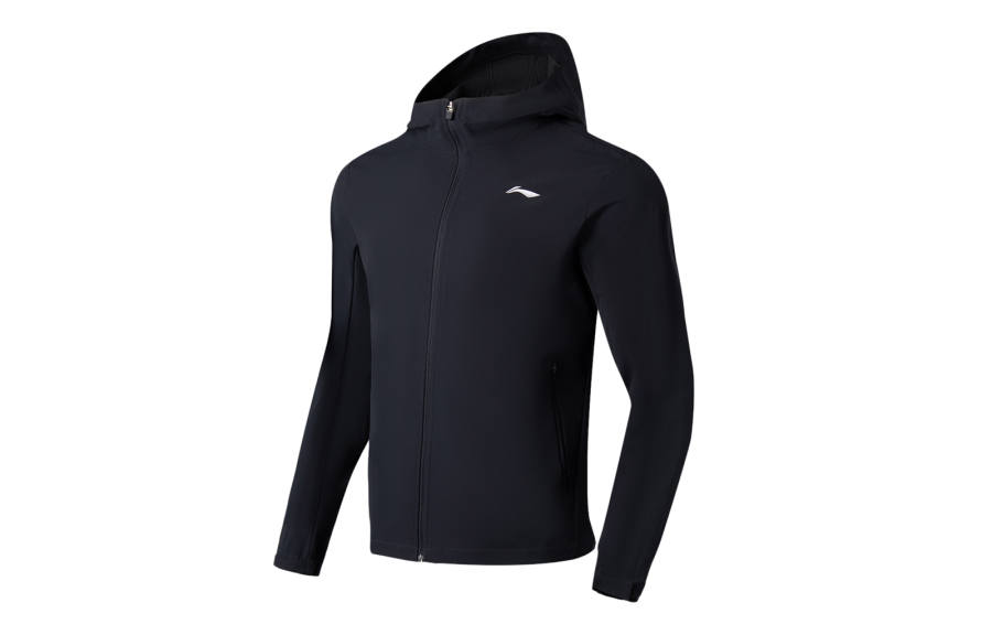 Li-Ning Li Ning Fitness Series Jackets Men's Black Hooded Moderate Other