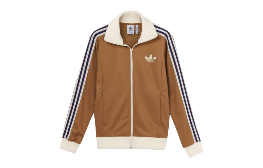 Adidas Originals Trefoil Collection Outfit Jacket Fall Men's Brown