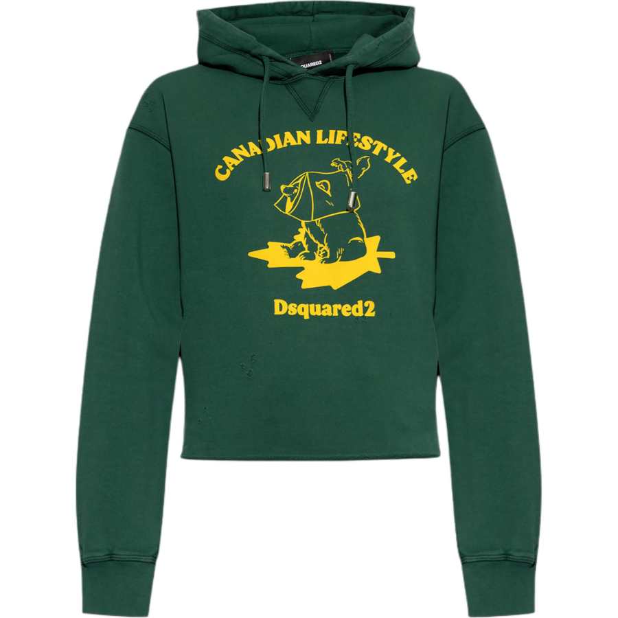 DSQUARED 2 Dsquared2 Canadian Lifestyle Graphic Printed Hoodie