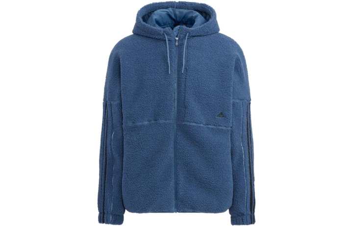 Adidas Adidas Jackets Unisex Gray Blue Hooded Moderate Other