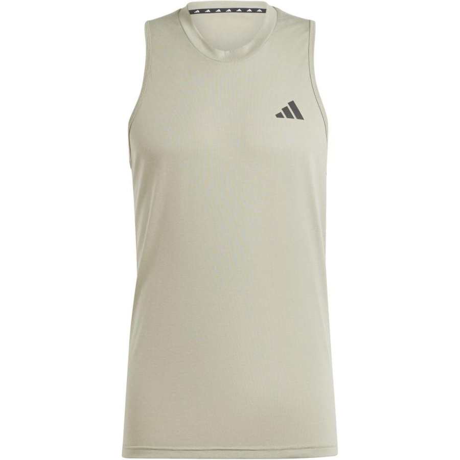 Adidas Adidas Clothing Tank Tops Men's Beige Crew Neck Moderate Other