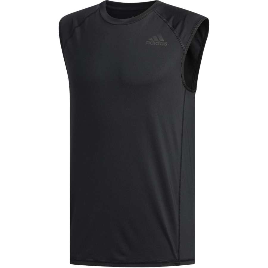 Adidas Adidas Tank Tops Men's Black Crew Neck Moderate