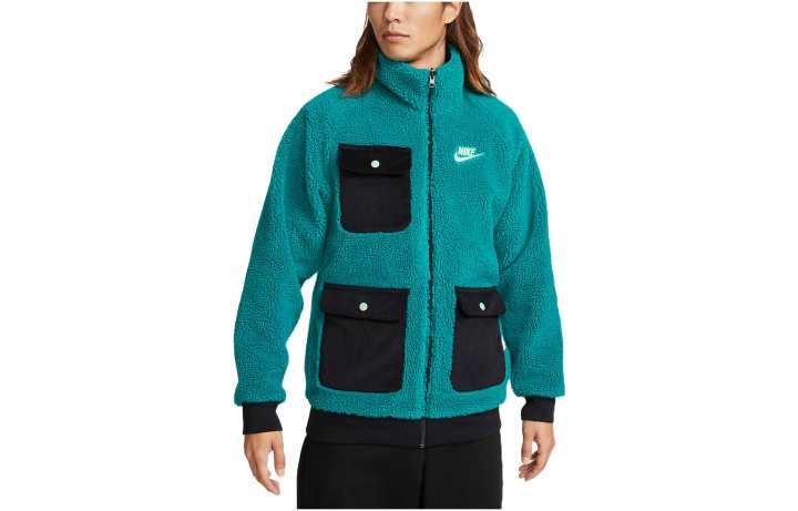 Nike Nike Jackets Men's Green Stand Collar Moderate Straight Fit