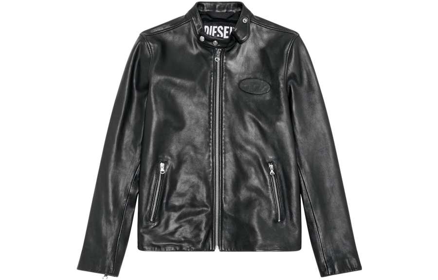 DIESEL DIESEL Logo Detailed Zipped Jacket