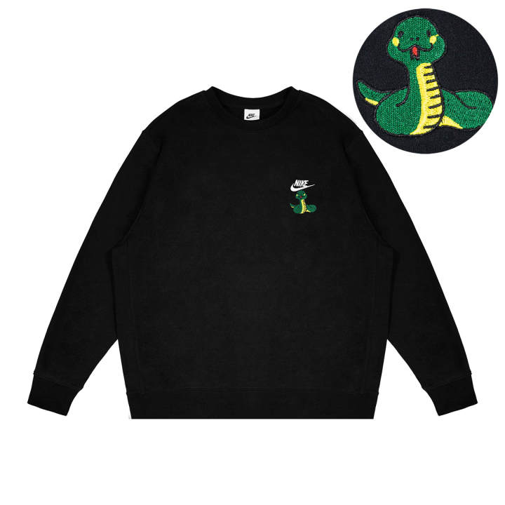 Nike Nike Sweatshirts Unisex Black Crew Neck Moderate Regular