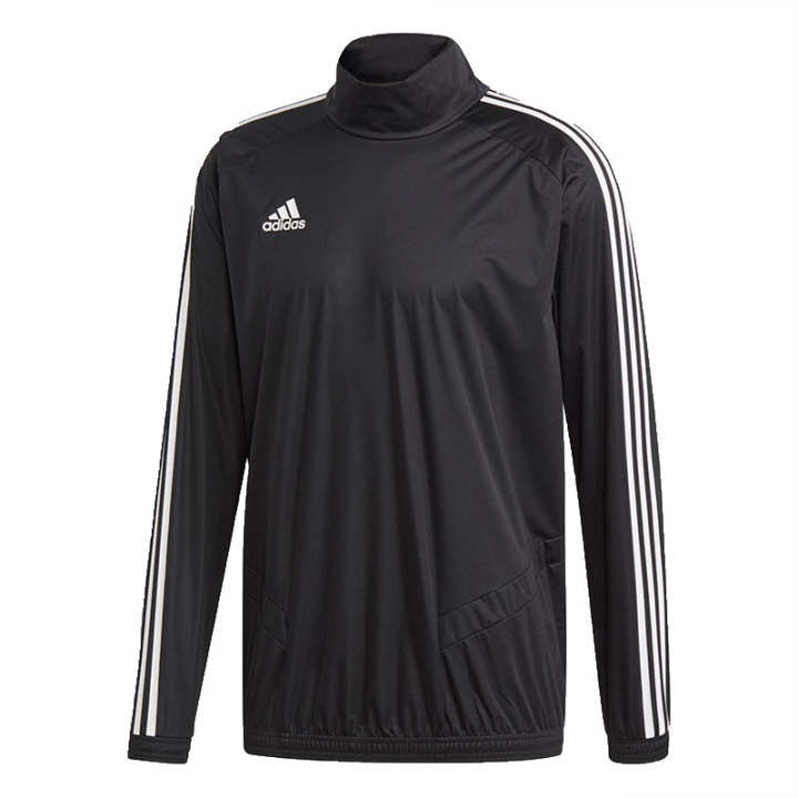 Adidas Adidas Sweatshirts Men's Black Stand Collar Moderate Regular