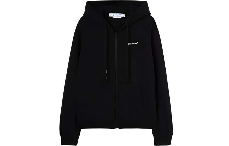 OFF-WHITE OFF-WHITE Caravaggio Arrows zipped hoodie