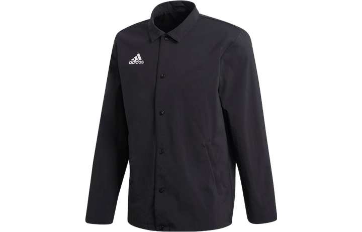 Adidas Adidas Jackets Men's Black Lapel Moderate Straight Fit