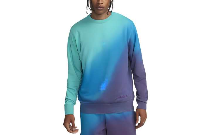 Nike Nike Sweatshirts Men's Blue Crew Neck Moderate Regular