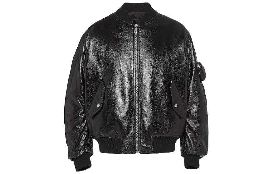 PRADA Prada nappa leather bomber jacket