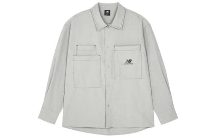 New Balance New Balance Jackets Men's Gray Lapel Moderate Workwear