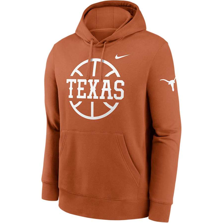 Nike Nike Texas Longhorns Club Basketball Icon College Pullover Hoodie