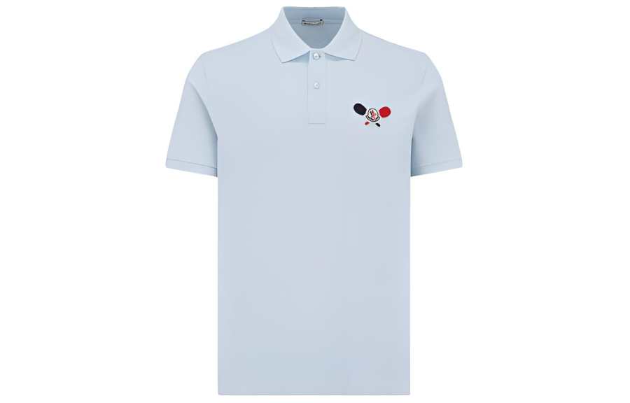 Moncler appliqué-logo polo shirt