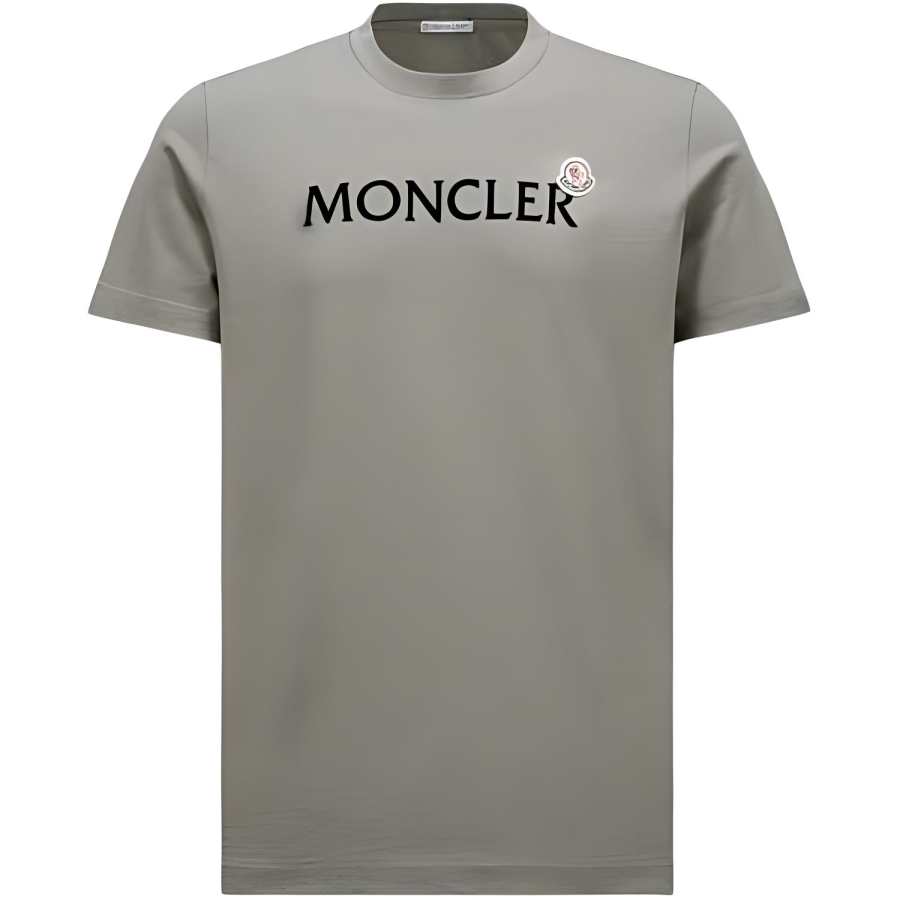Moncler T Shirt Men's Olive Gray