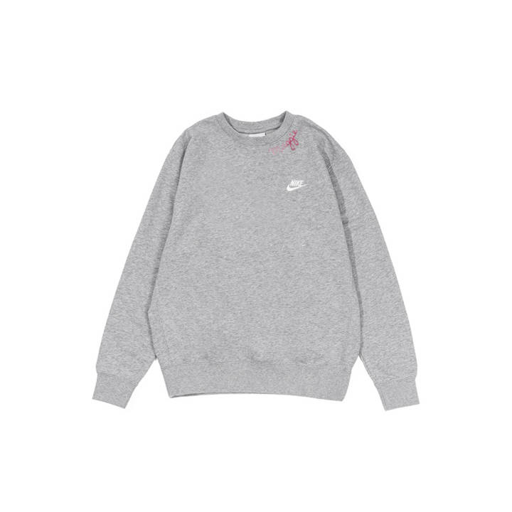 Nike Nike Sweatshirts Men's Gray Crew Neck Moderate Regular