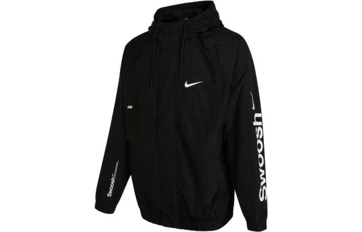 Nike Nike Jackets Men's Black Hooded Moderate Other