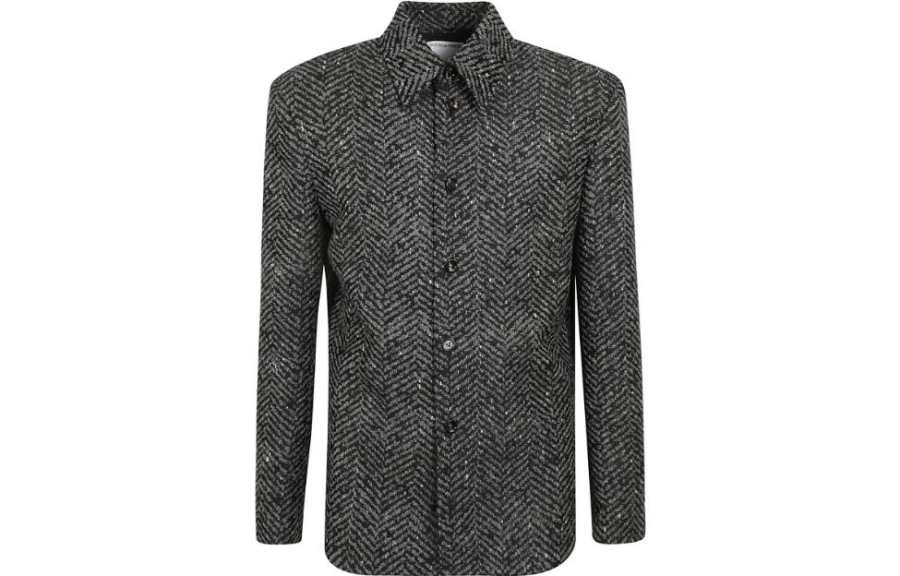 Bottega Veneta FW22 Jackets & Coats Men's Black Gray