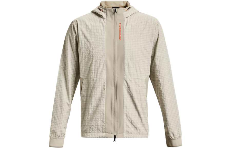 Under Armour RUSH Jackets Men's Limestone White Hooded Moderate Other