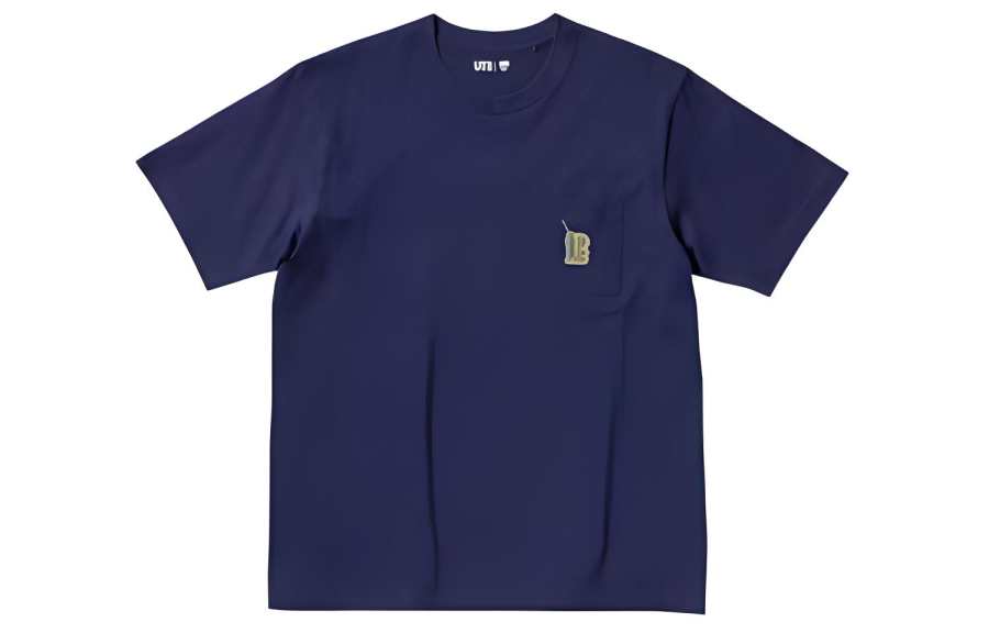 UNIQLO T Shirt Unisex Marine Blue