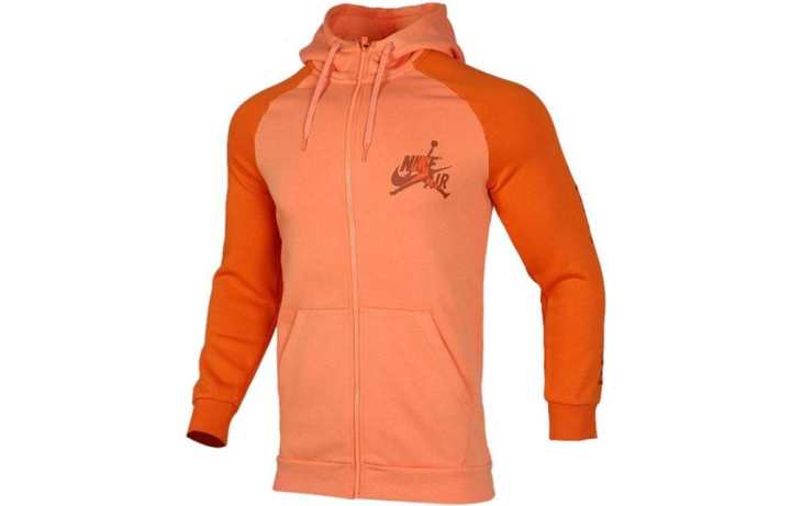 Jordan Jordan Jackets Men's Orange Hooded Moderate Other