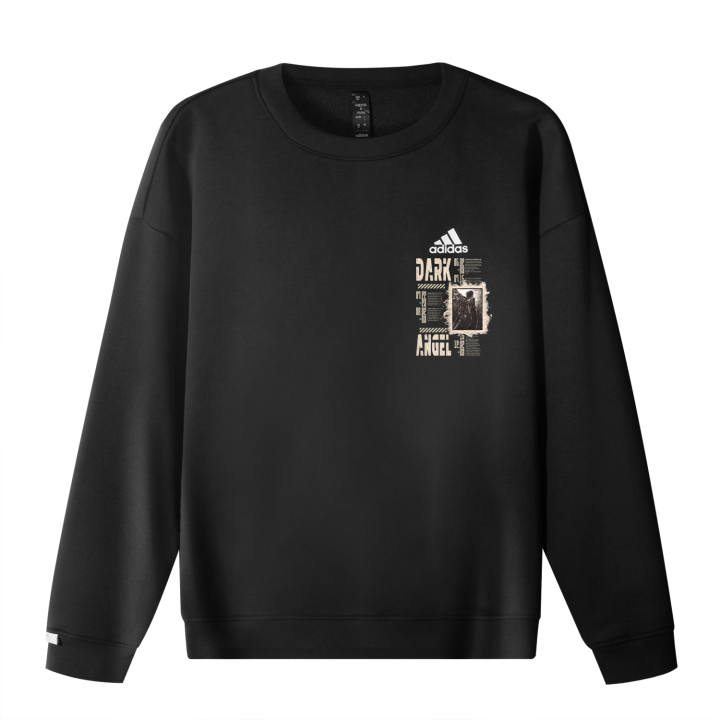 Adidas Adidas Sweatshirts Unisex Black Crew Neck Moderate Regular