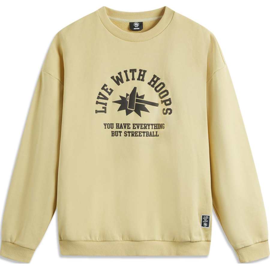 Li-Ning Li Ning BADFIVE Sweatshirt Men's Lotus Yellow