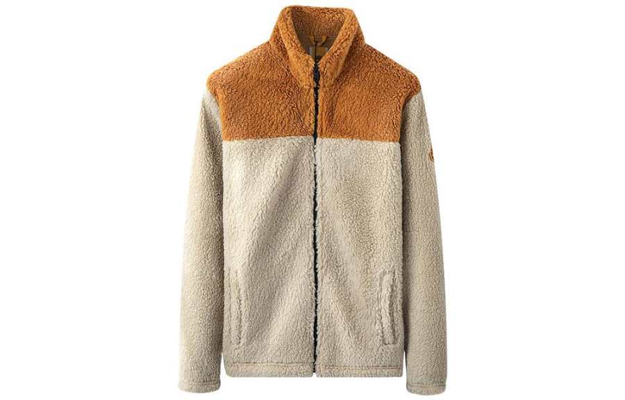 Timberland Jackets Men's Khaki Stand Collar Moderate Other