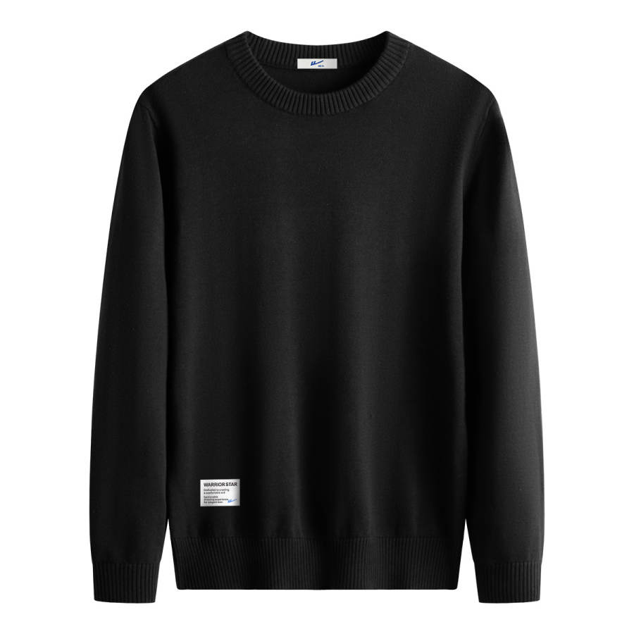 WARRIOR WARRIOR Knitwear Unisex Crew Neck Thickened And Fleece Lined Base Layer