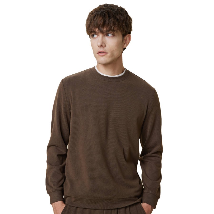 Hodo Sweatshirts Men's Crew Neck Moderate Regular