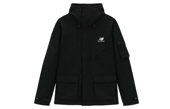 New Balance New Balance Jackets Unisex Black Hooded Thickened Other