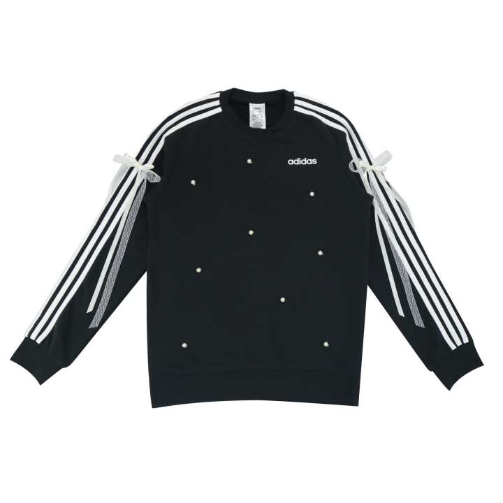 Adidas Adidas Sweatshirts Unisex Black Crew Neck Moderate