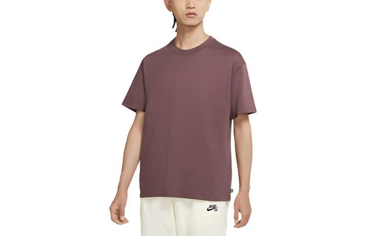 Nike Nike Drop Shoulder Sleeve T Shirt Men's Burgundy