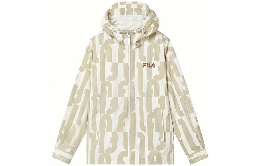 FILA Jackets Men's Ecru Hooded Thin Other