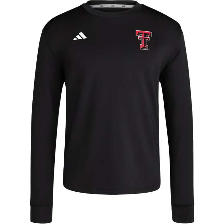 Adidas Adidas Free Shipping With AdiClub Texas Tech Dugout Crew Sweater