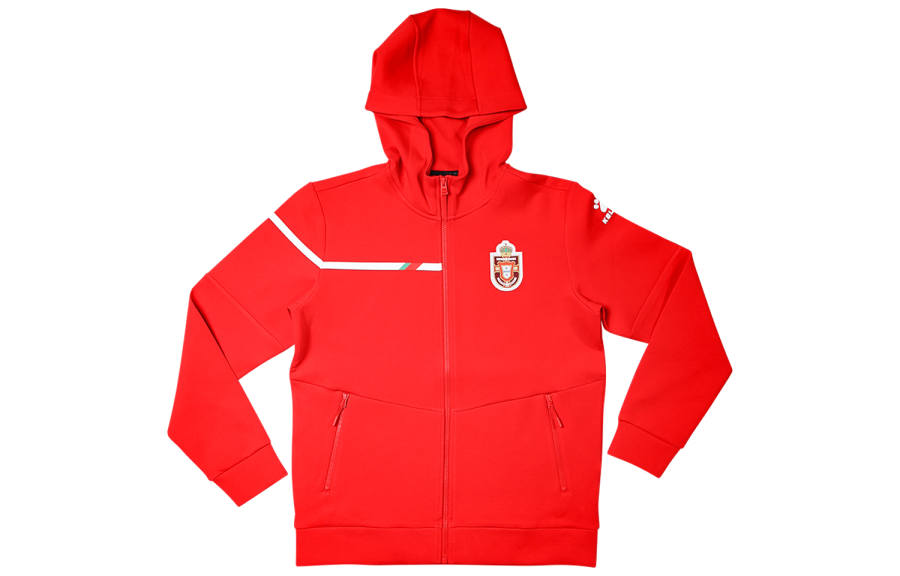 KELME Loose Fit Instructor Jacket Team Portugal Unisex Red Couple's