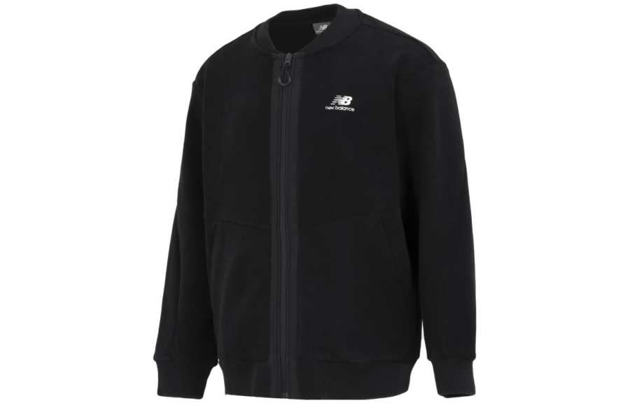 New Balance New Balance Jackets Unisex Black Baseball Collar Moderate Other