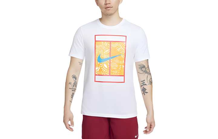 Nike Nike Court Dri FIT T Shirt Men's White