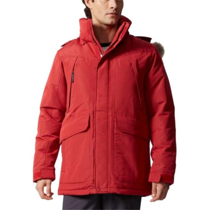 Adidas Adidas Jackets Men's Chili Sauce Red Hooded Thickened Other