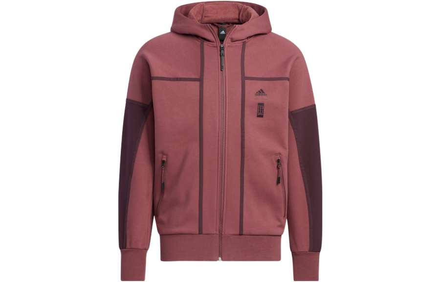 Adidas Adidas Jackets Men's Red Brown Hooded Moderate Other
