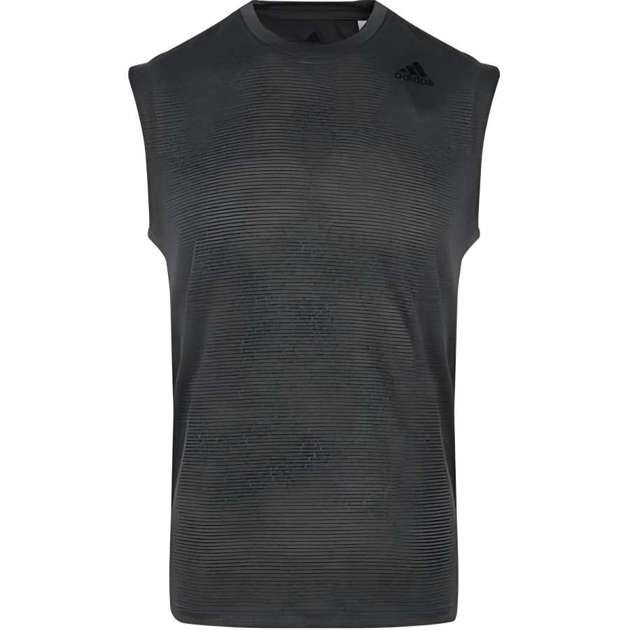 Adidas Adidas Tank Tops Men's Gray Crew Neck Moderate Straight Fit