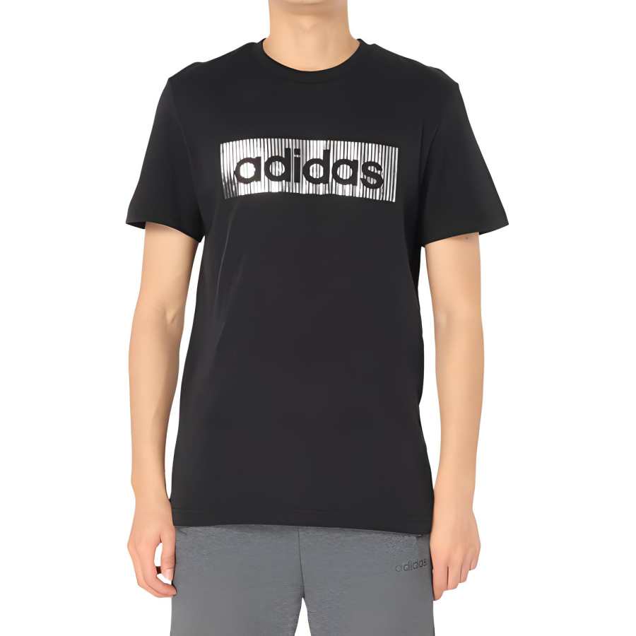 Adidas Adidas T Shirts Men's Black Crew Neck Moderate