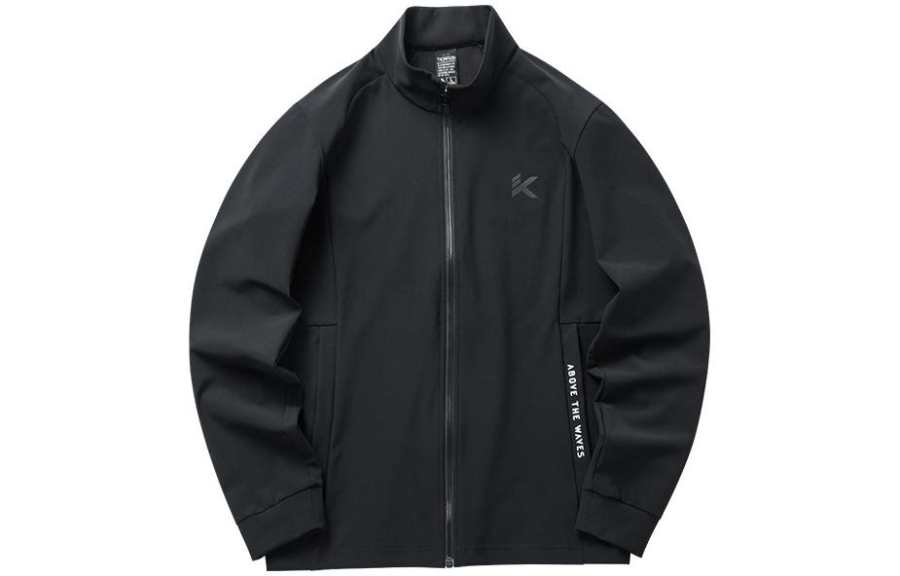 ANTA Basketball Collection Jackets Men's Black Double Collar Moderate Other