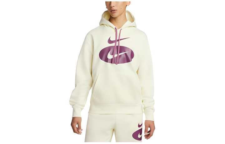 Nike Nike Sweatshirts Men's Beige Hooded Moderate Other