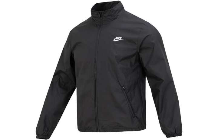 Nike Nike Club Jackets Men's Black Stand Collar Moderate Other
