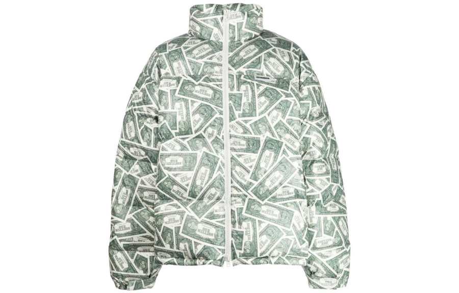 Vetements Million Dollar Graphic print Puffer Jacket