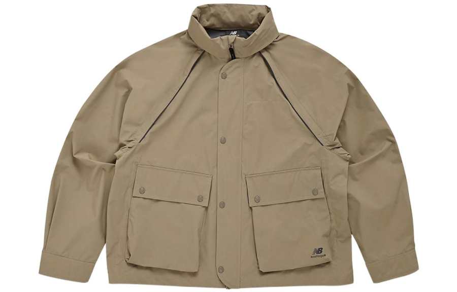 New Balance New Balance Jackets Men's Khaki Detachable Hood Moderate Other