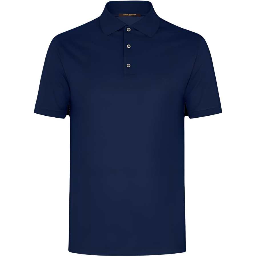 LOUIS VUITTON Polo Shirt Men's Black
